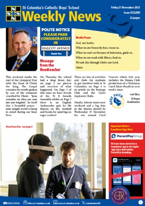 Weekly News 21 11 25